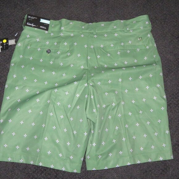 Walter Hagen Perfect 11 Golf Shorts Green Sz 36 NWT - Picture 2 of 5